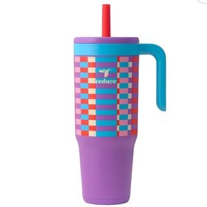 Reduce 40oz Chiller Tumbler with Handle with Spill-Proof Straw - Blocked